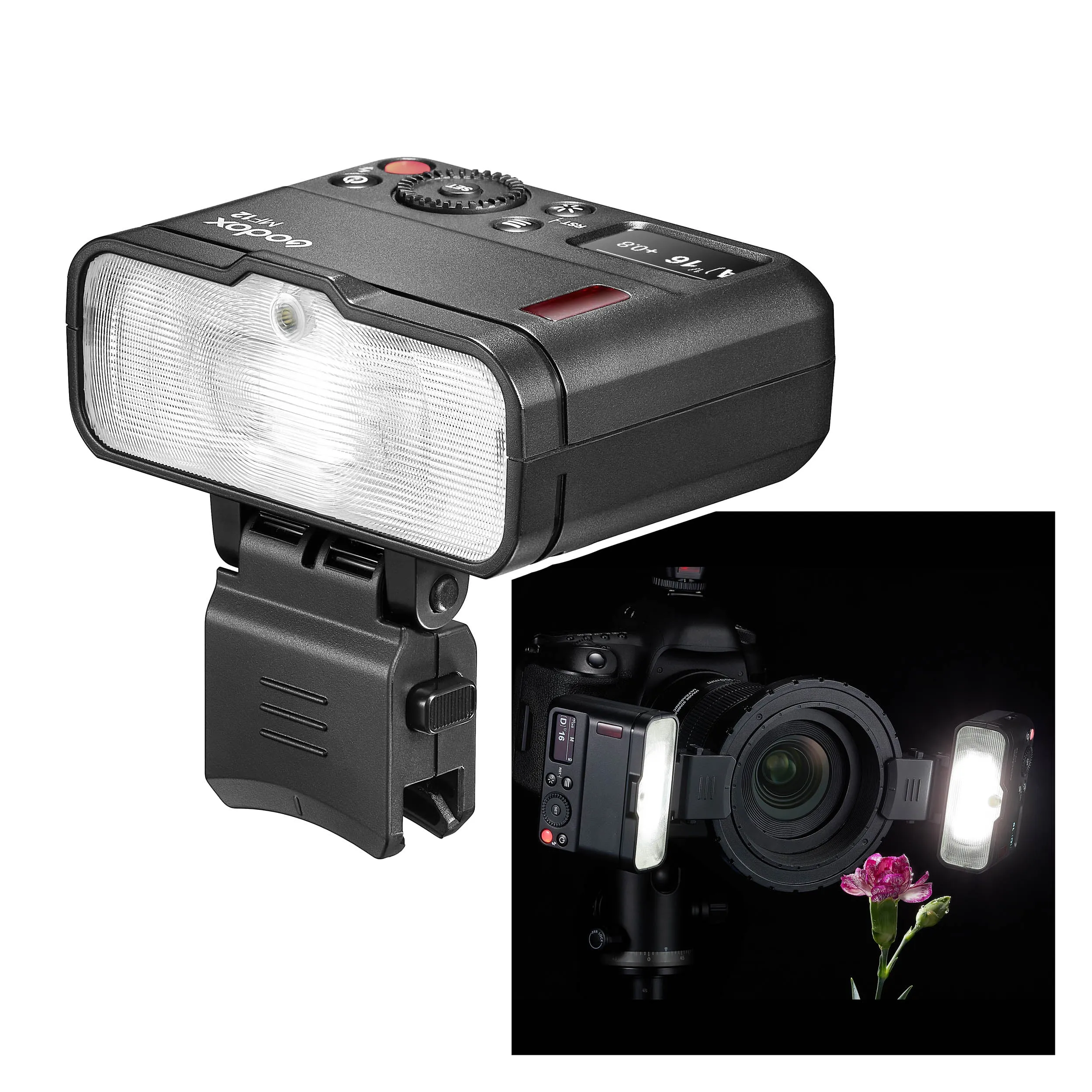MF12 12Ws 2.4GHz Ultra-Compact Macro Flash with Optional Fitting