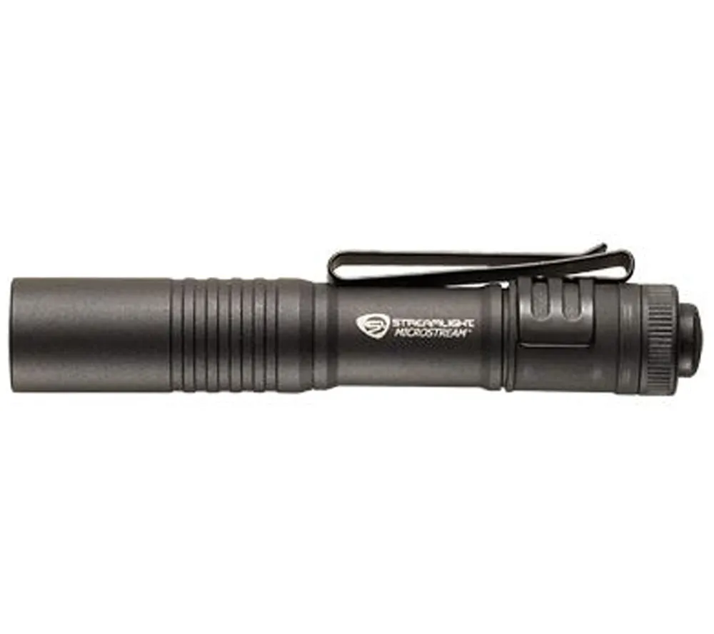 Microstream Flashlight, Black with White LED - Streamlight