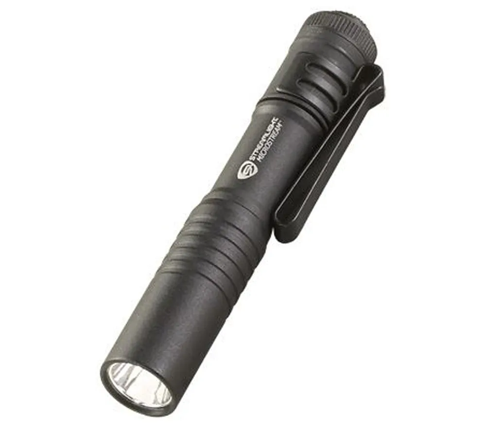 Microstream Flashlight, Black with White LED - Streamlight