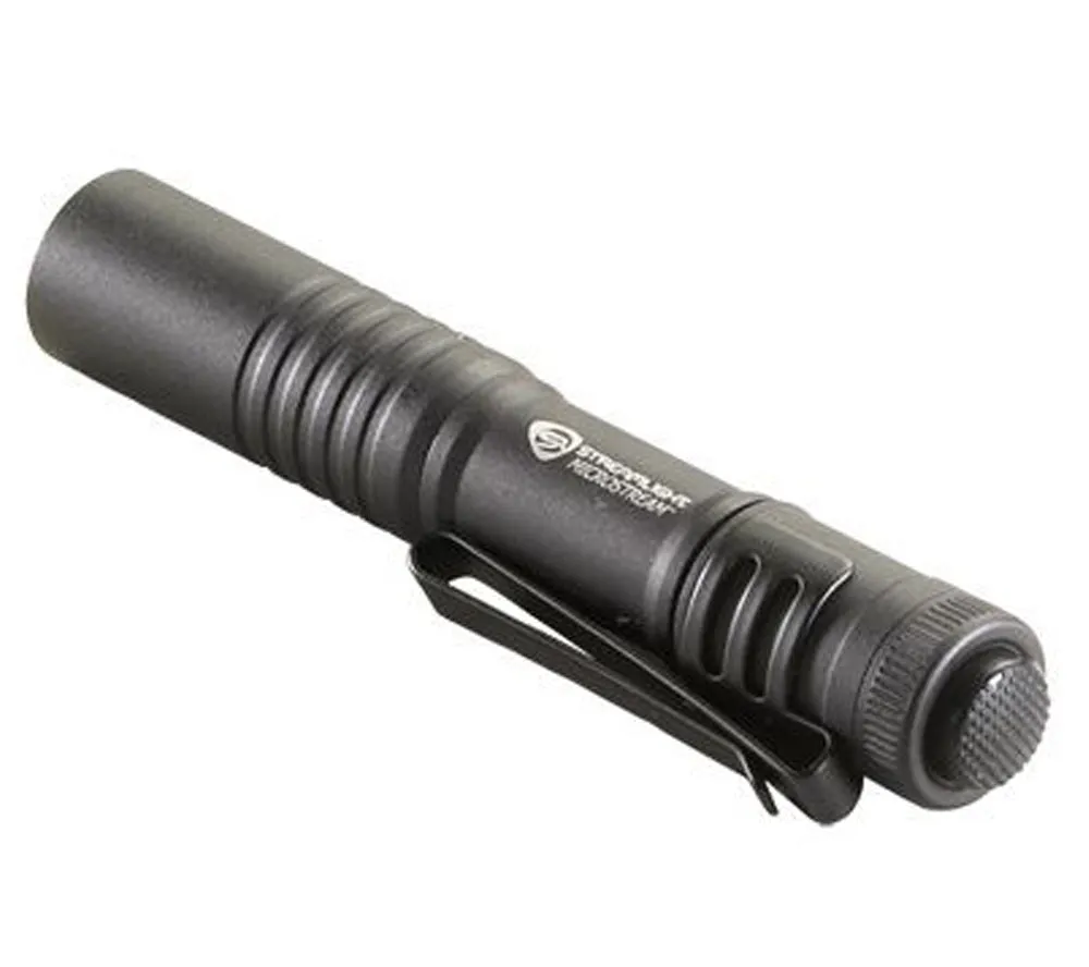 Microstream Flashlight, Black with White LED - Streamlight