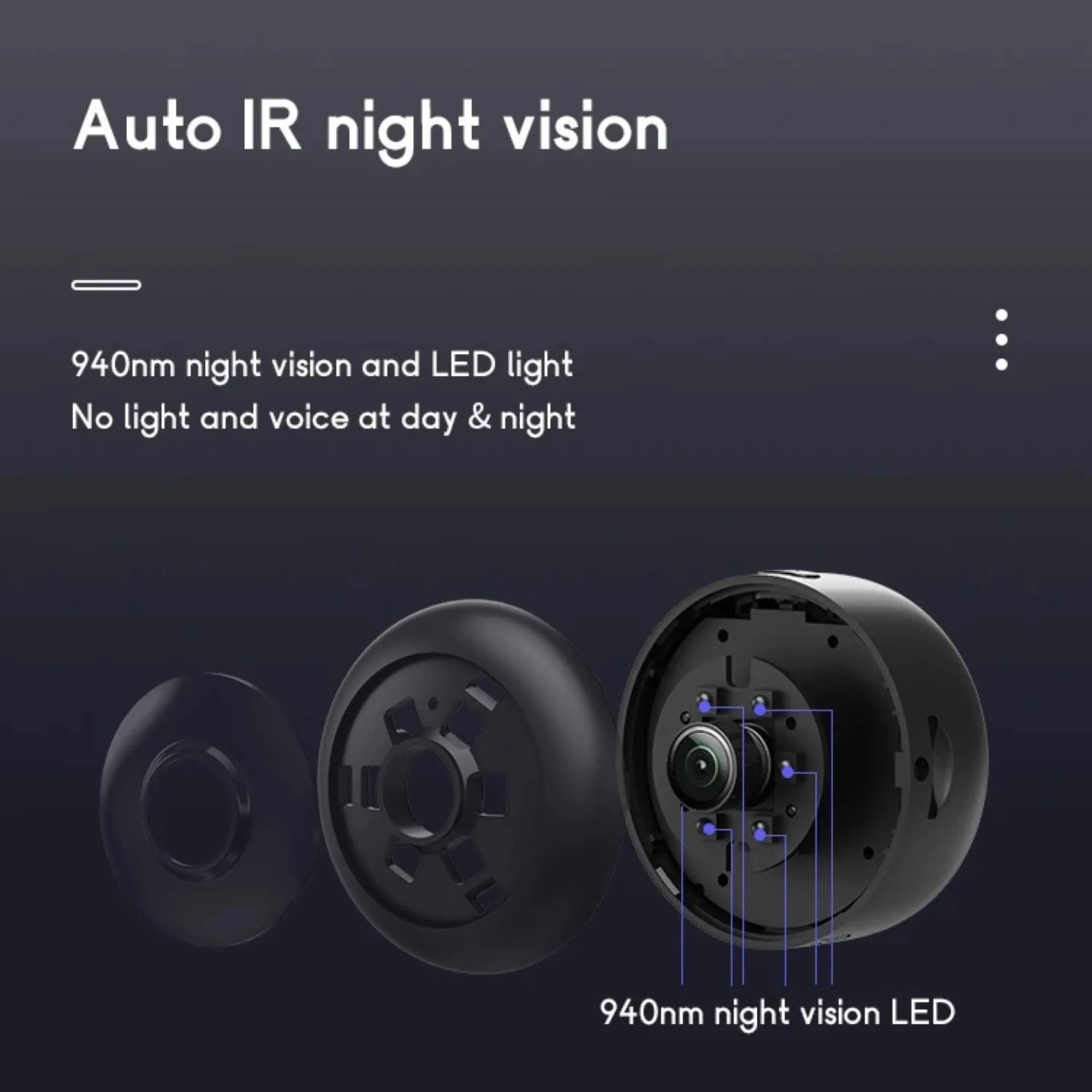 Mini Magnetic Wi-Fi 1080P Security Camera with Night Vision and Motion Detection