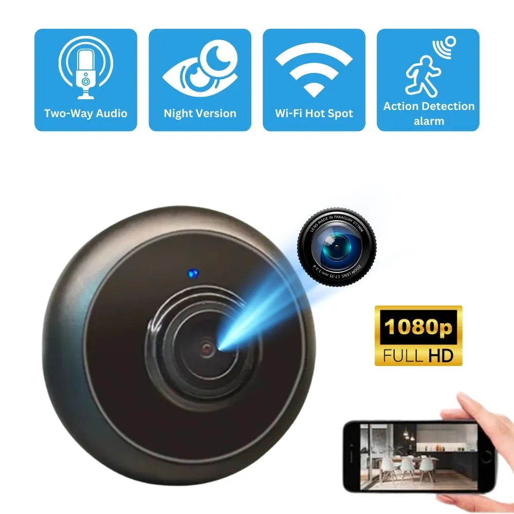 Mini Magnetic Wi-Fi 1080P Security Camera with Night Vision and Motion Detection