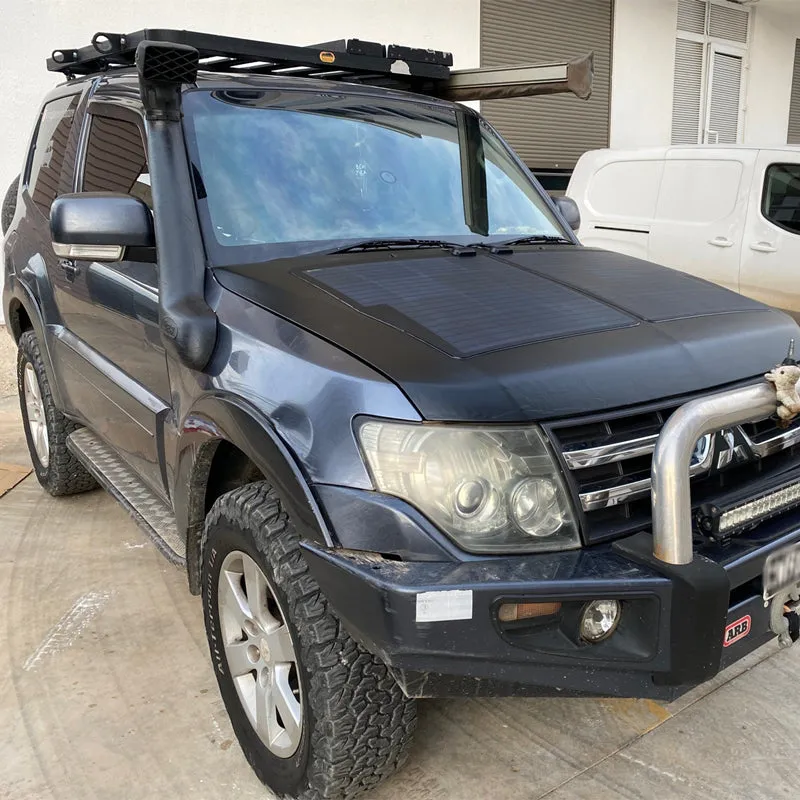 Mitsubishi Pajero Lensun 140W Hood/Bonnet Flexible Solar Panel