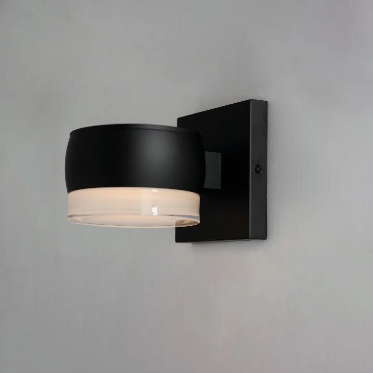 Modular 5 in. LED Outdoor Wall Sconce 3000K Black Finish