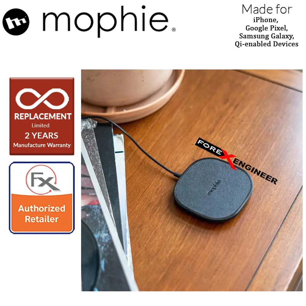 Mophie Wireless Charging Pad ( Fabric ) - 10W compact charging pad for Qi-enabled devices ( Barcode : 848467096613 )