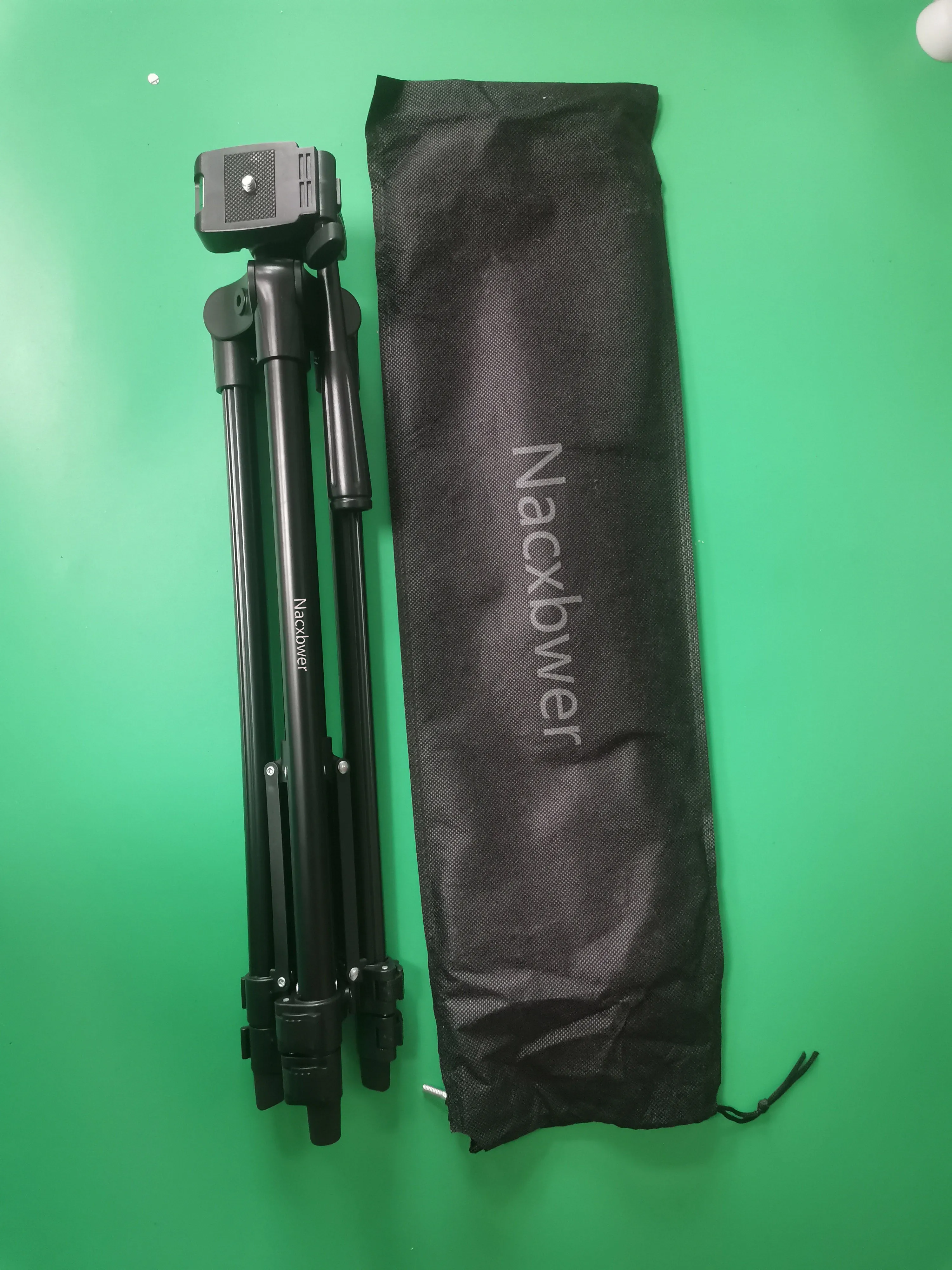 Nacxbwer Tripods for cameras, Lightweight, Portable, with Anti-Skid Pads, 360 Rotating
