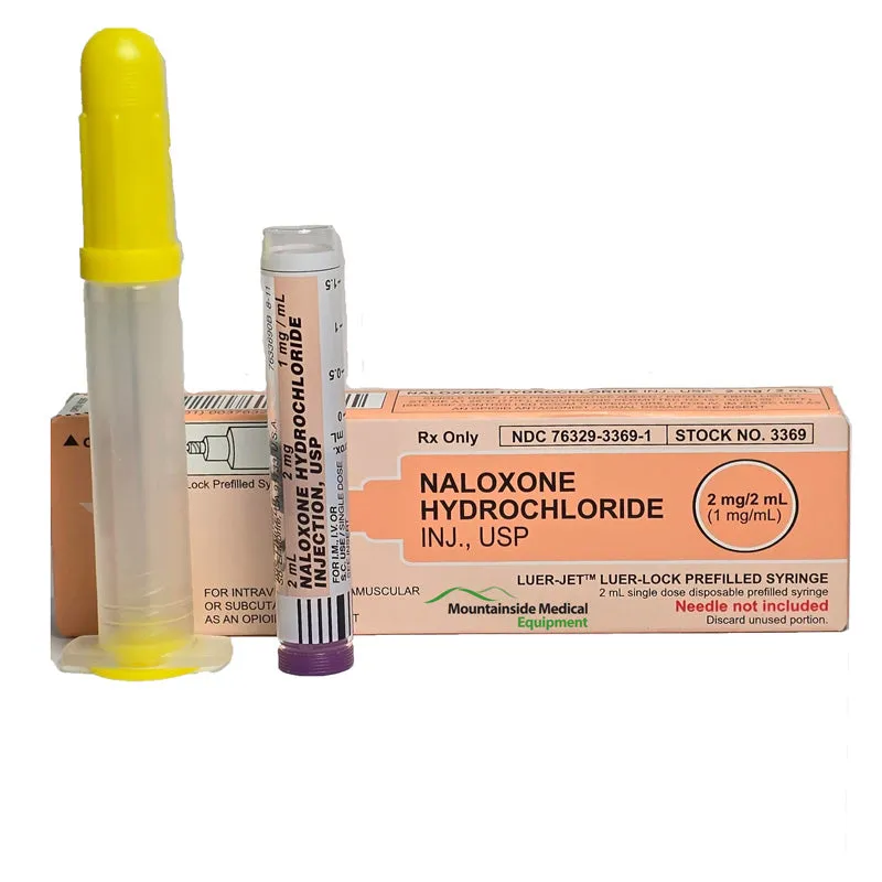 Naloxone Prefilled Syringe for Injection with Luer-Jet Connector 2 mL (Rx)