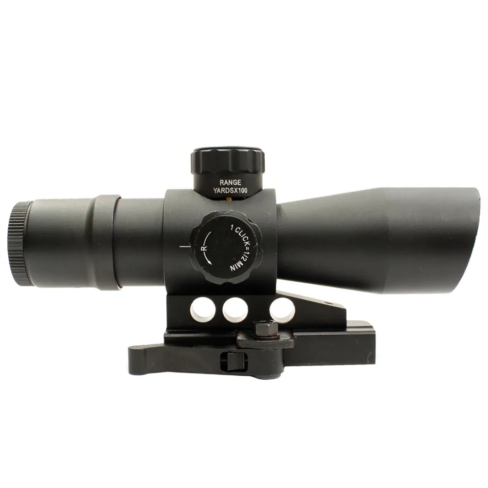 NcSTAR Gen 2 Mark III 4x32 Compact P4 Sniper Scope with QD Mount