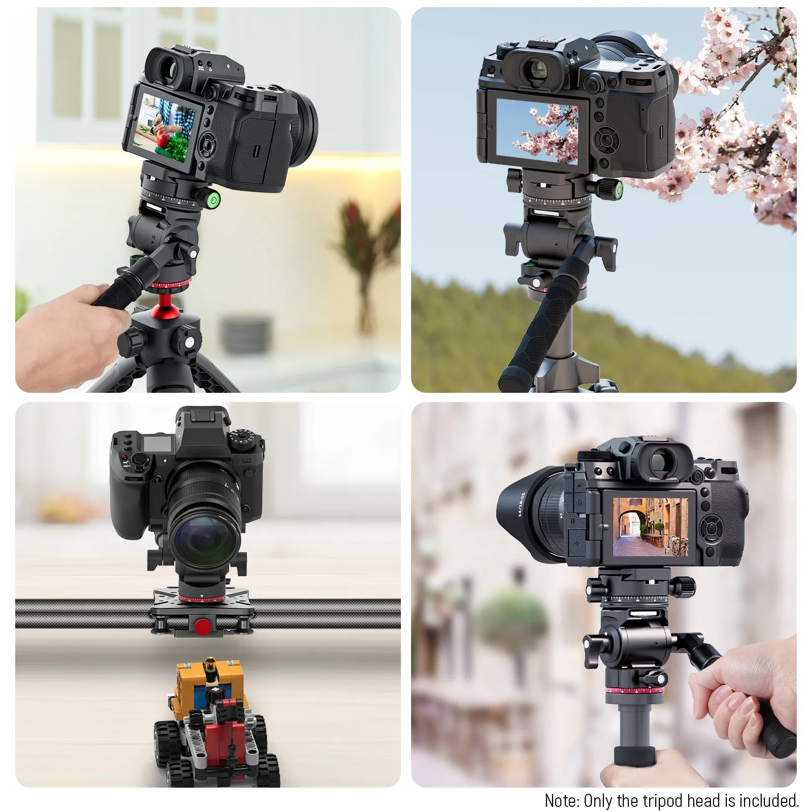 Neewer Metal Fluid Head Tripod Head