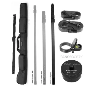 Nodal Ninja Pole Series 2 Complete Bundle - 6m pole, case, level, tripod adapter and rotator