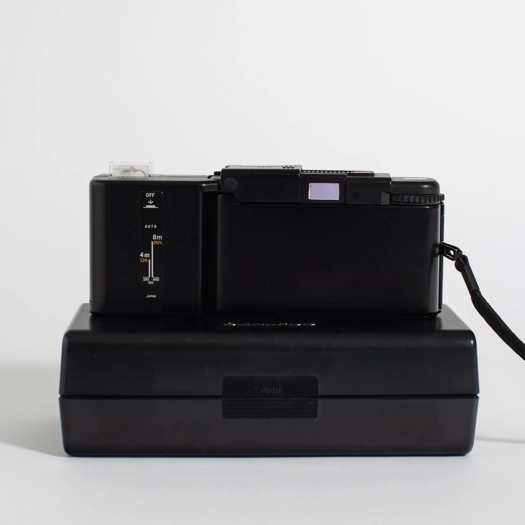 Olympus XA with A16 Flash with hard shell case
