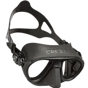 Open Box Cressi Calibro SF Dive Mask - Black / Black
