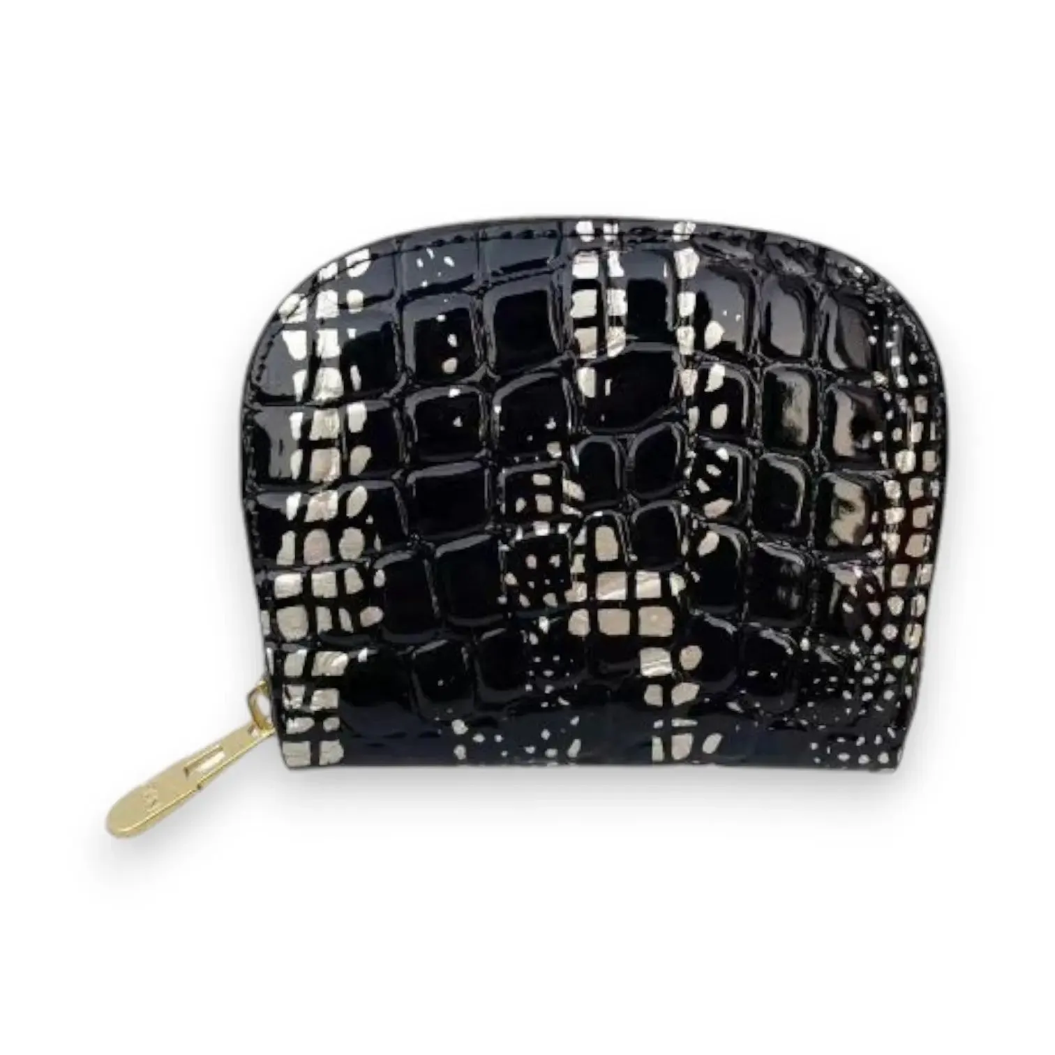 Oyalah Croc-Embossed Coin Purse