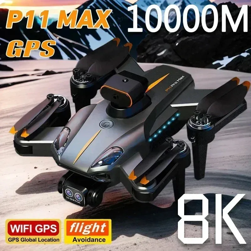 P11 Pro Max 8K 5G GPS Drone – The Maverick’s Choice for Jaw-Dropping Aerial Cinematics and Fearless Flights