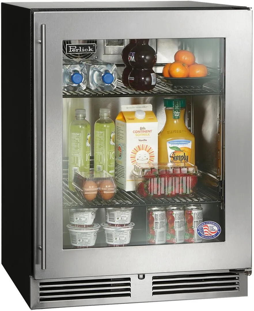 Perlick 24 inch Series 4.8 cu.Ft Compact Refrigerator HA24RB-4-3