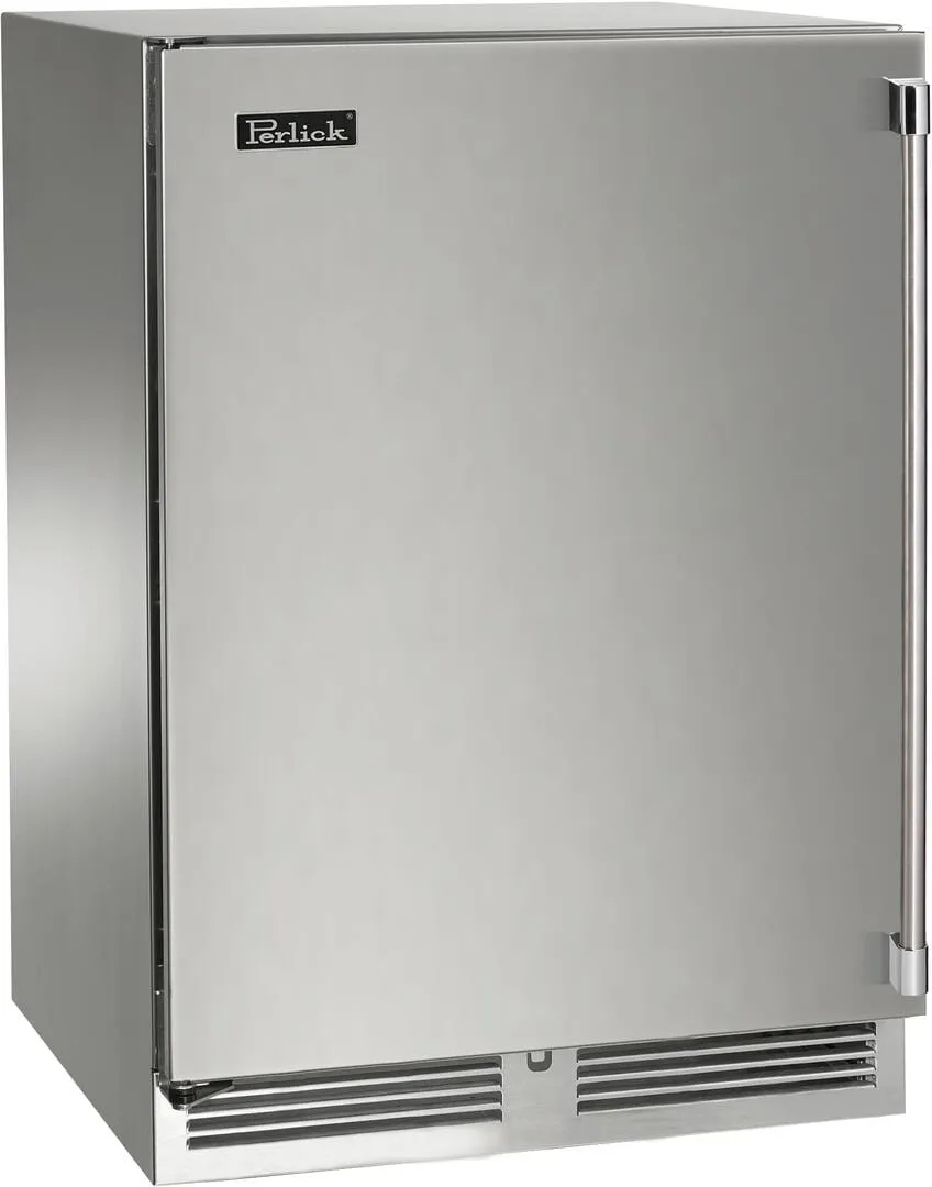 Perlick 24 inch Signature Series 5.2 cu ft Compact Refrigerator HP24RS-4-1