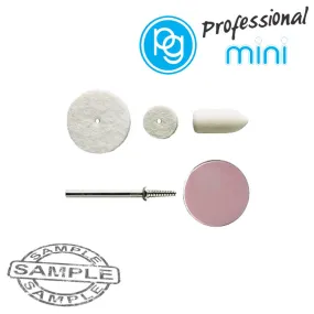 PG ASSORTED FELT POLISH POINTS.3PCS  MANDREL POLISHING PASTE KIT M4680