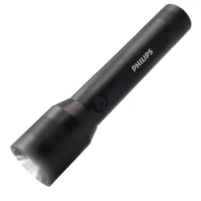 Philips Rechargeable LED 1000 Lumens Flashlight with Adjustable Focus (Black)