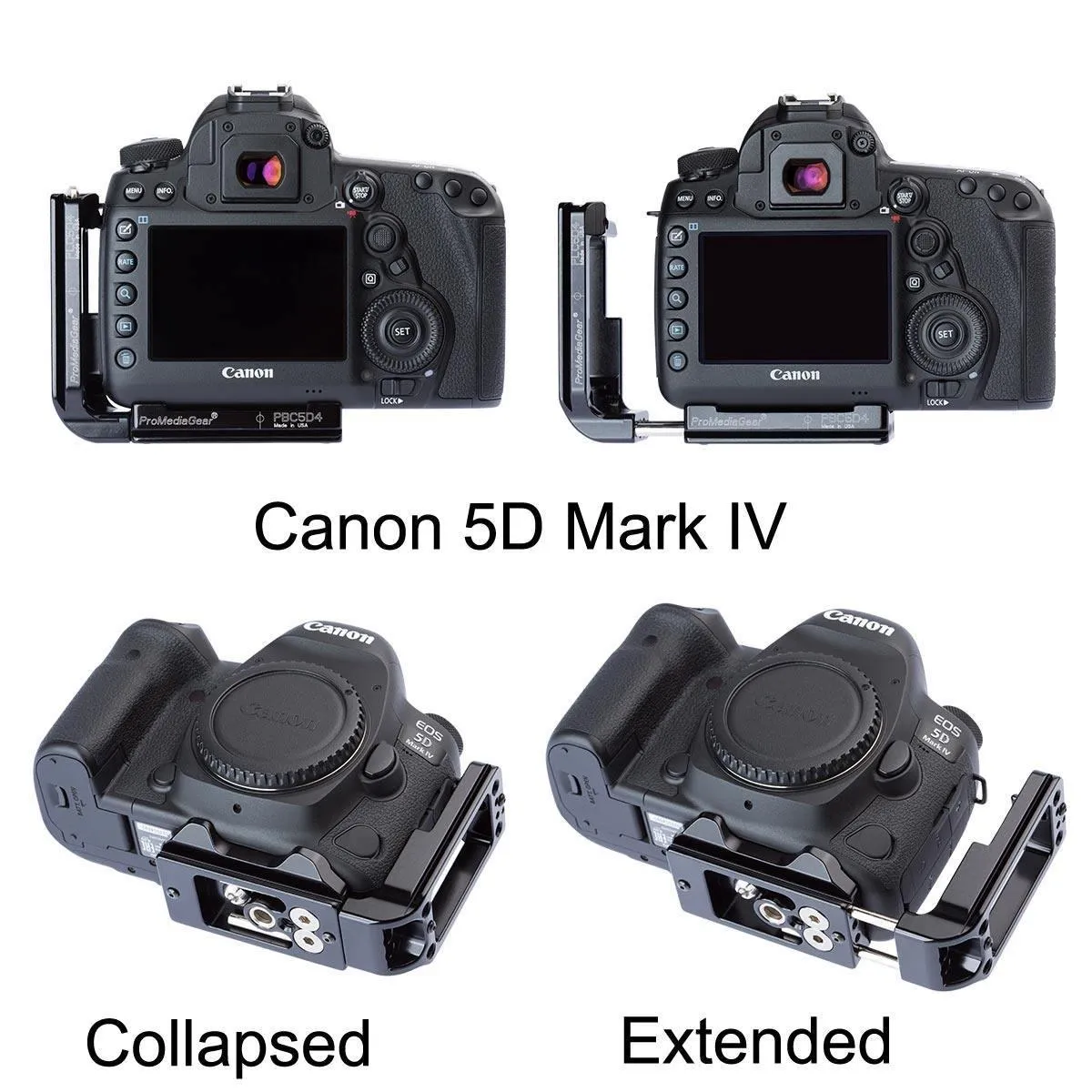 PLC5D4x Arca-Swiss L-Bracket for Canon 5D Mark IV - B-STOCK