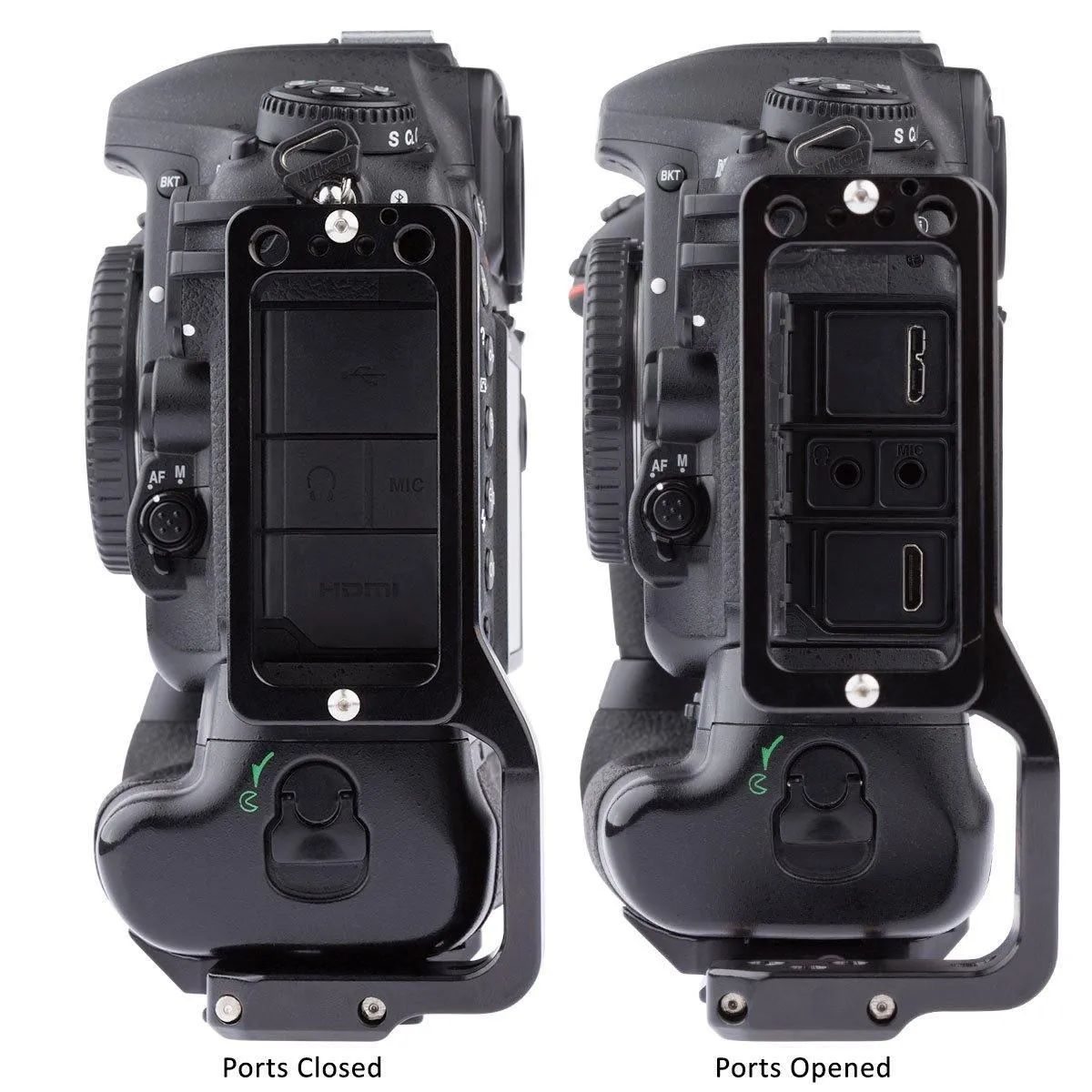 PLNMBD17-18 Arca-Swiss L-Bracket for Nikon D500 with MB-D17 Grip