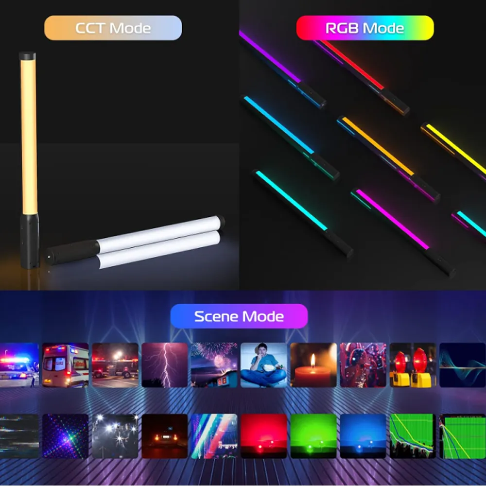 Portable Handheld Rgb Led Light Wand My-7308