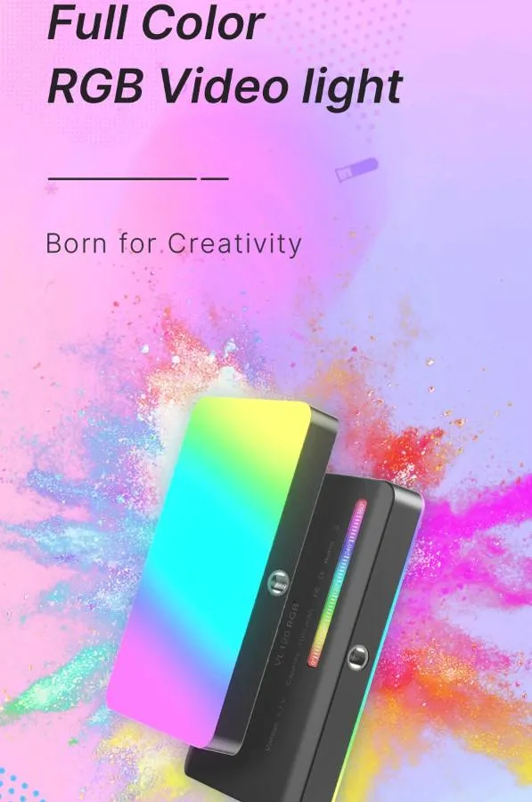 Portable RGB Panel for Creative Lighting