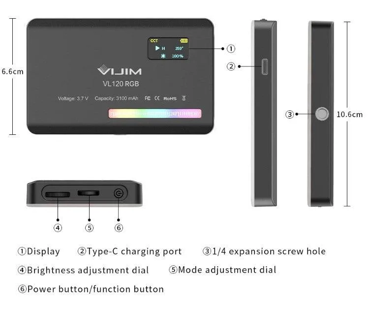 Portable RGB Panel for Creative Lighting