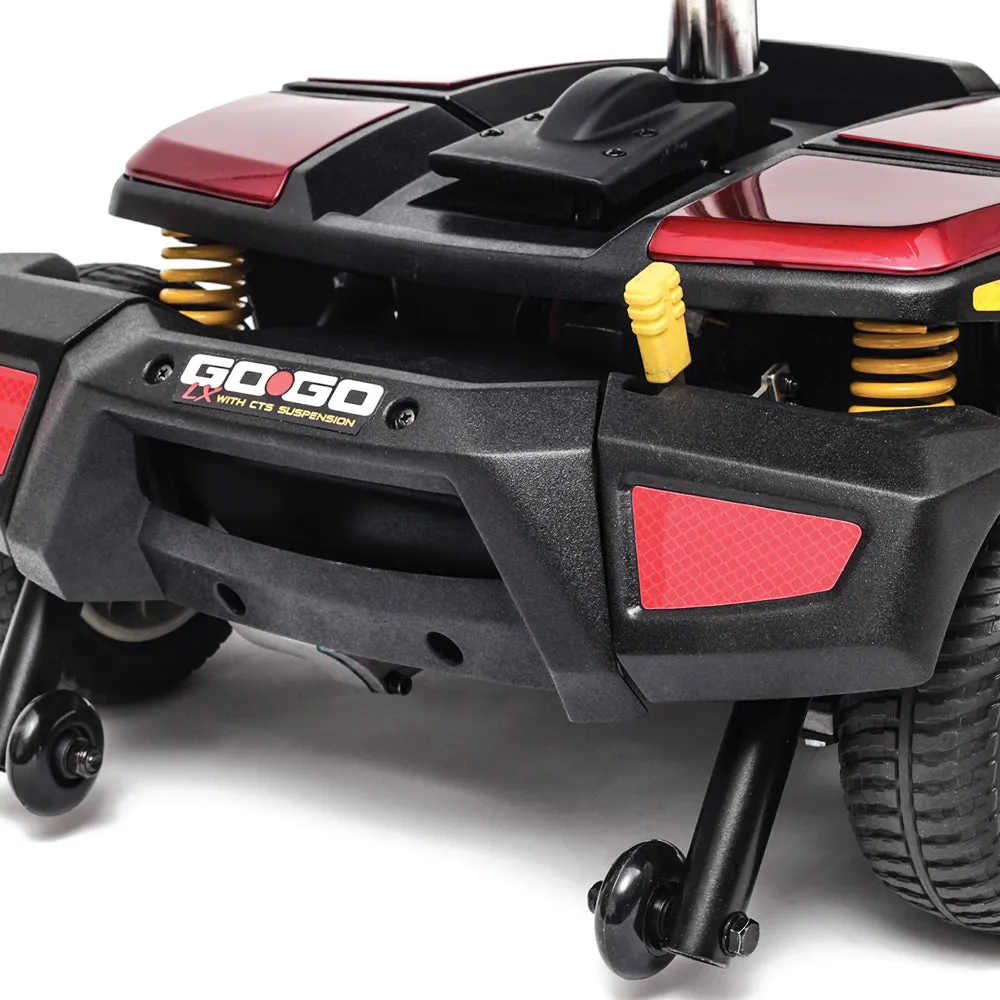 Pride Go-Go LX  4-Wheel Electric Scooter with CTS Suspension