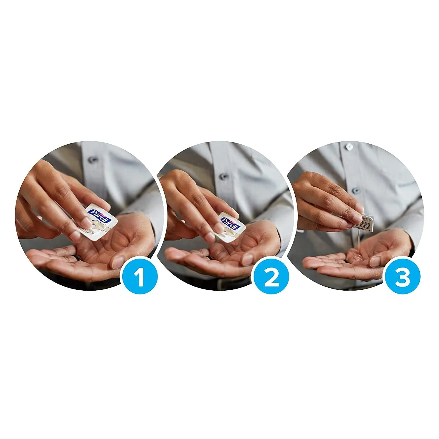 PURELL Singles Advanced Hand Sanitizer Gel, 125 Count