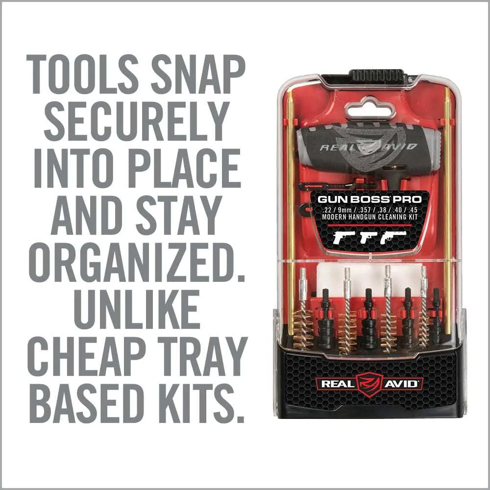 REAL AVID GUN BOSS PRO HANDGUN CLEANING KIT