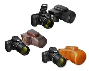 Retro Nikon Coolpix P900 Camera Leather Case Retro Nikon Coolpix P900 Camera Leather Case