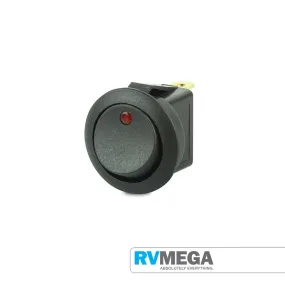 Rocker Switch 12V with Red LED
