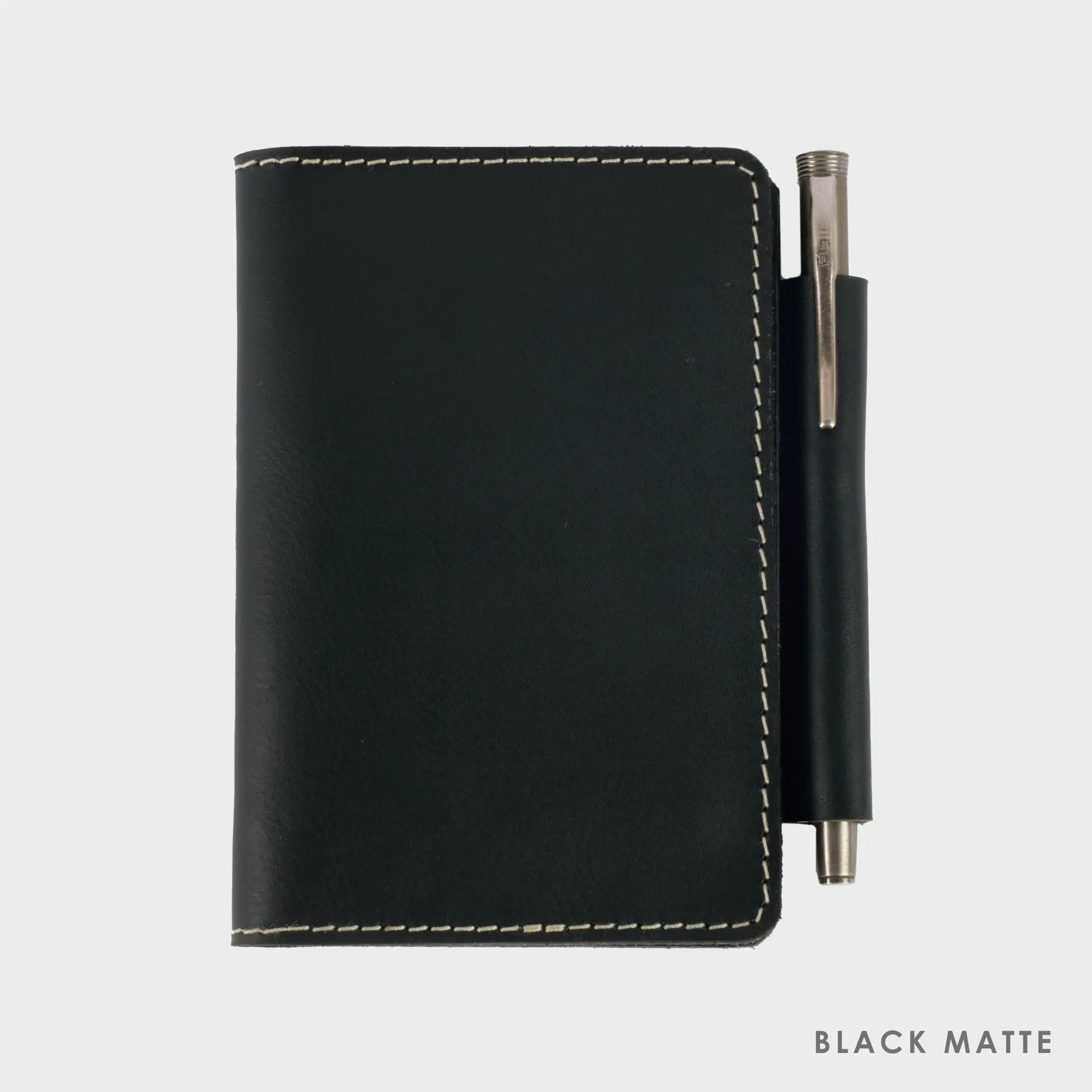 Rustic Brown Leather Passport Cover