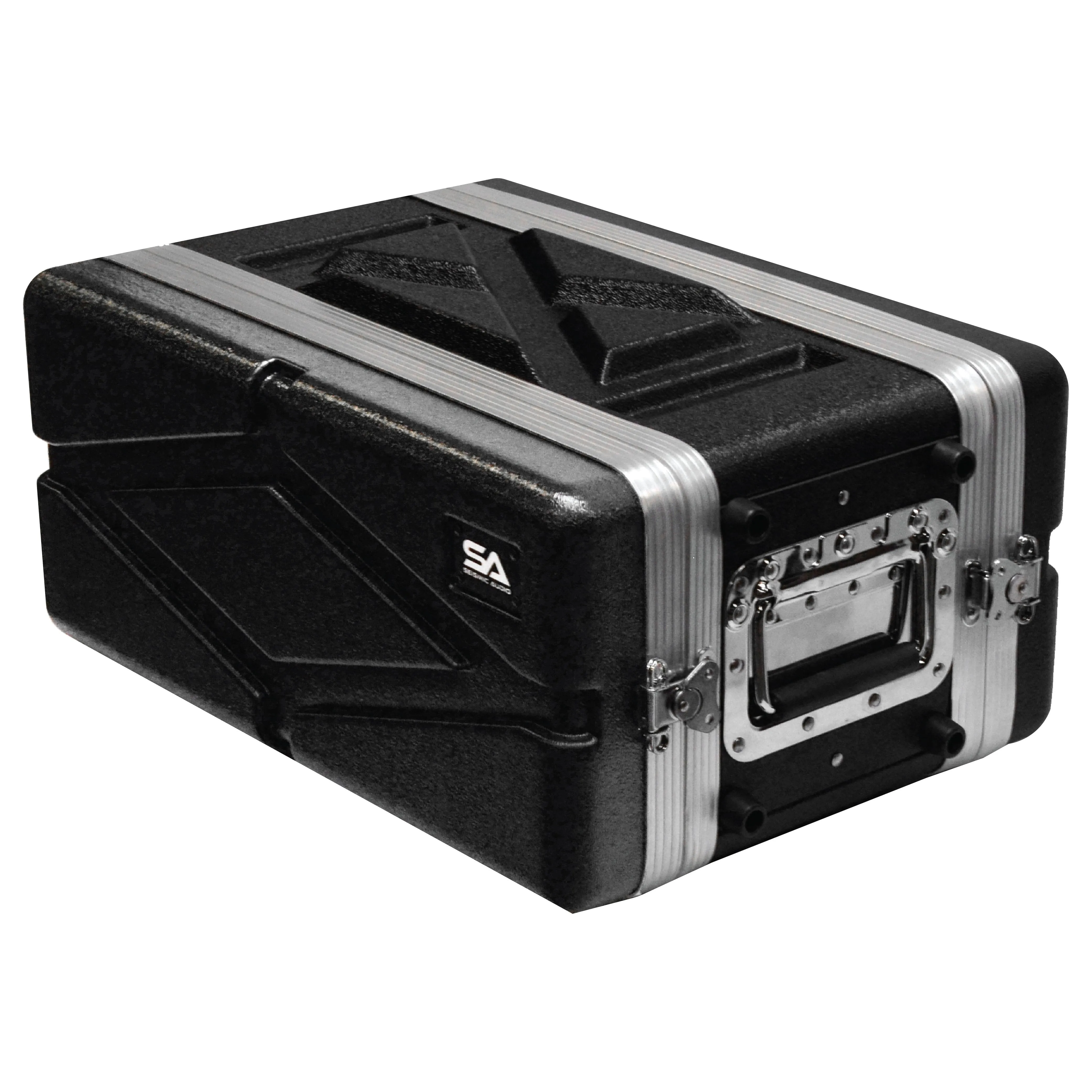 SALWR4S - Lightweight 4 Space Compact ABS Rack Case - 4U PA DJ Shallow Rack Case