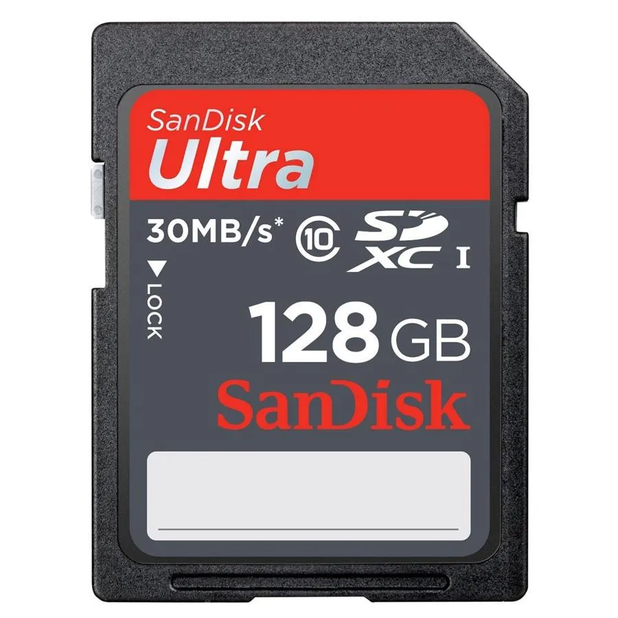 SanDisk ULTRA® CLASS 10 SDHC/ SDXC CARDS Read 30MB/s Write Speed 200x