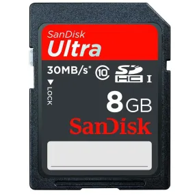 SanDisk ULTRA® CLASS 10 SDHC/ SDXC CARDS Read 30MB/s Write Speed 200x