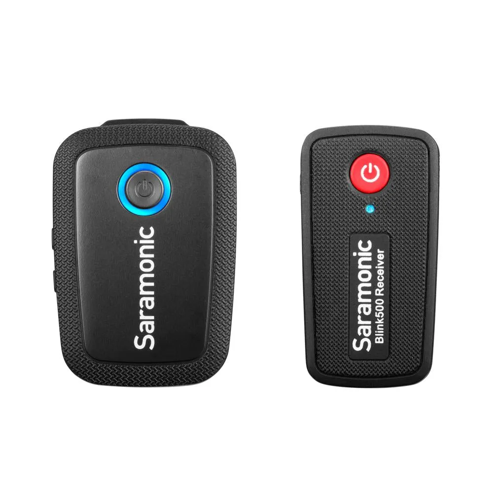 Saramonic Blink 500 B1 Tx Rx 2.4GHz Micro-Wireless Lavalier System W/Camera-Mountable Dual-Receiver