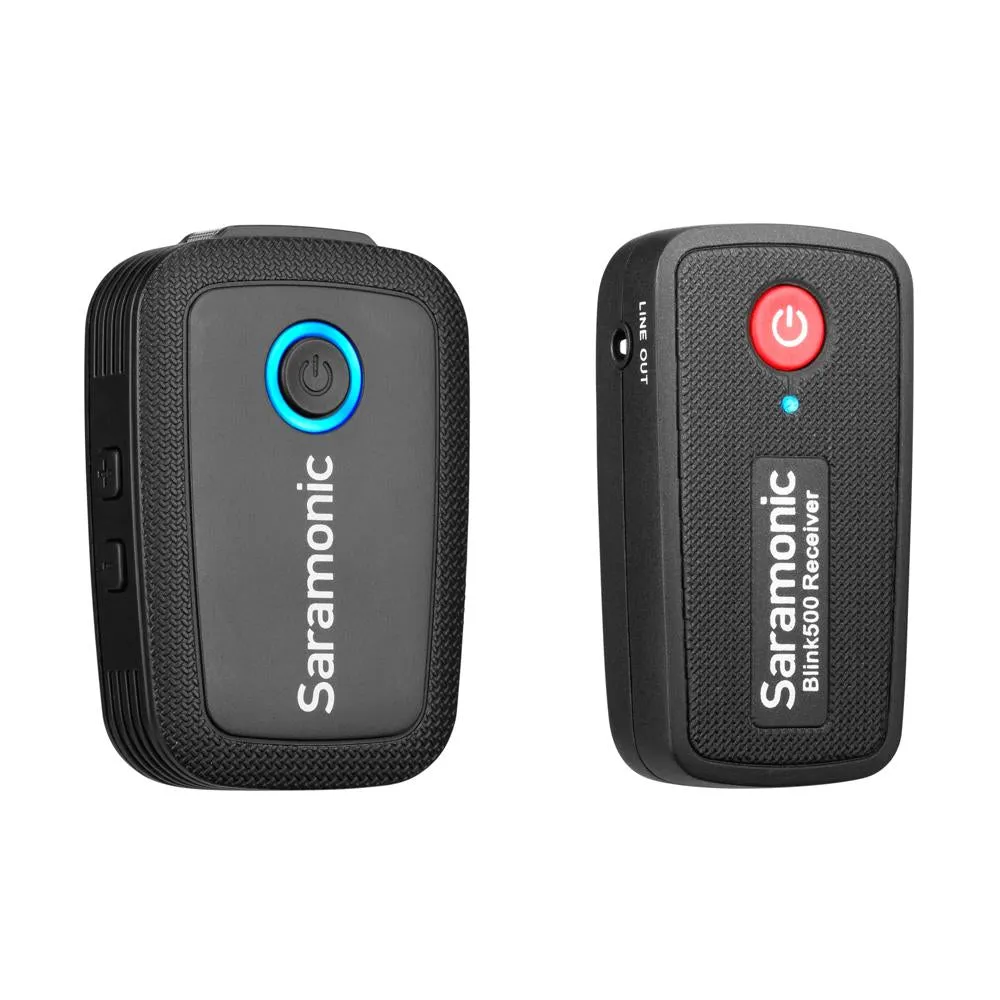 Saramonic Blink 500 B1 Tx Rx 2.4GHz Micro-Wireless Lavalier System W/Camera-Mountable Dual-Receiver