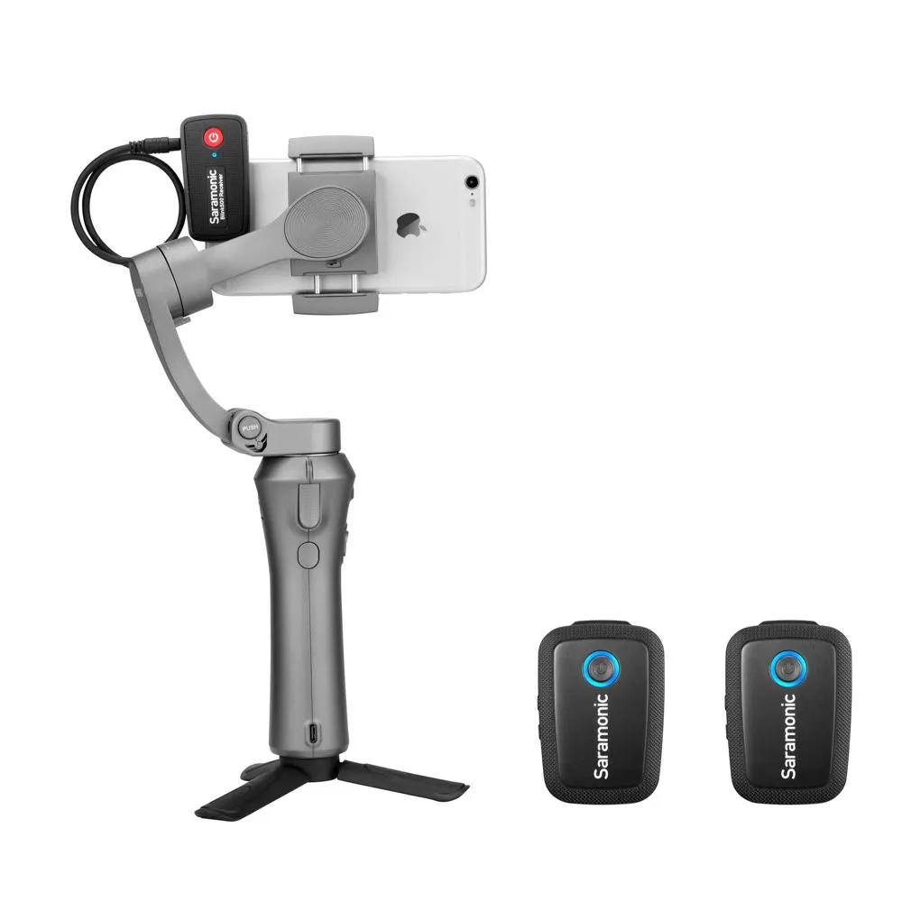 Saramonic Blink 500 B2 Ultracompact 2-Person Wireless Clip-On Mic System with Lavaliers & Dual Receiver