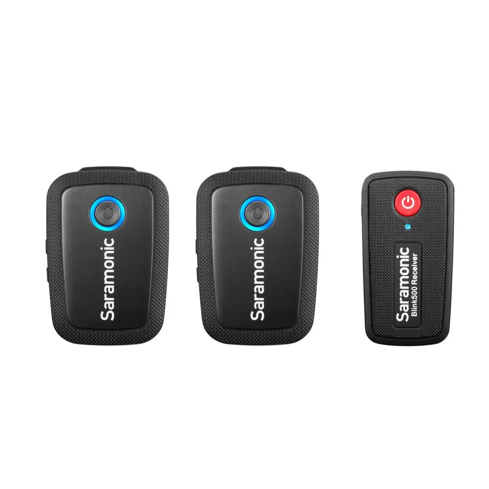 Saramonic Blink 500 B2 Ultracompact 2-Person Wireless Clip-On Mic System with Lavaliers & Dual Receiver