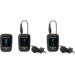 Saramonic BLINK500PROXB2 2-Person Digital Camera-Mount Wireless Omni Lavalier Microphone System (2.4GHz)