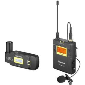 Saramonic UWMIC9 Tx9 Rx XLR9 Wireless Lavalier Mic System With Plug-On Receiver