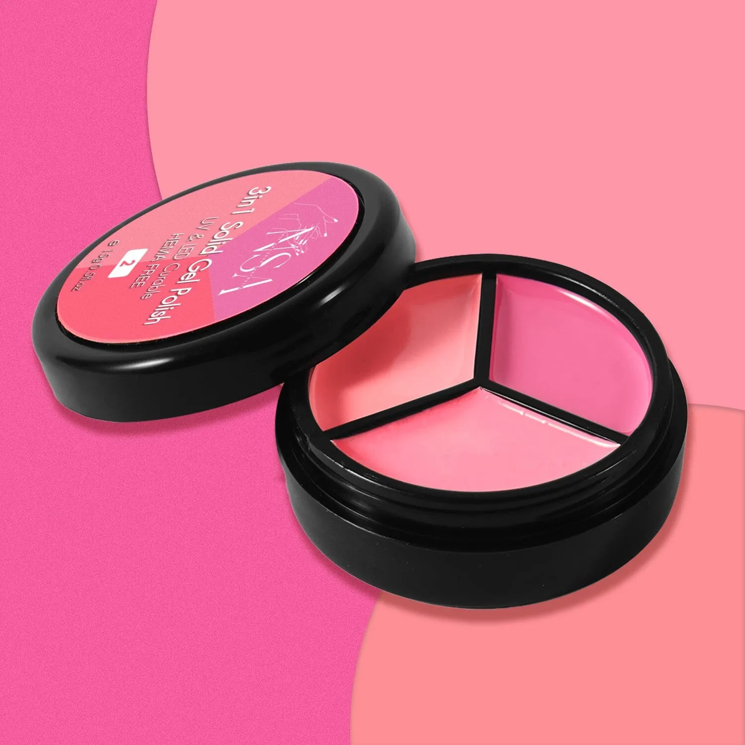 Solid Gel Polish 3in1 Colour Jar