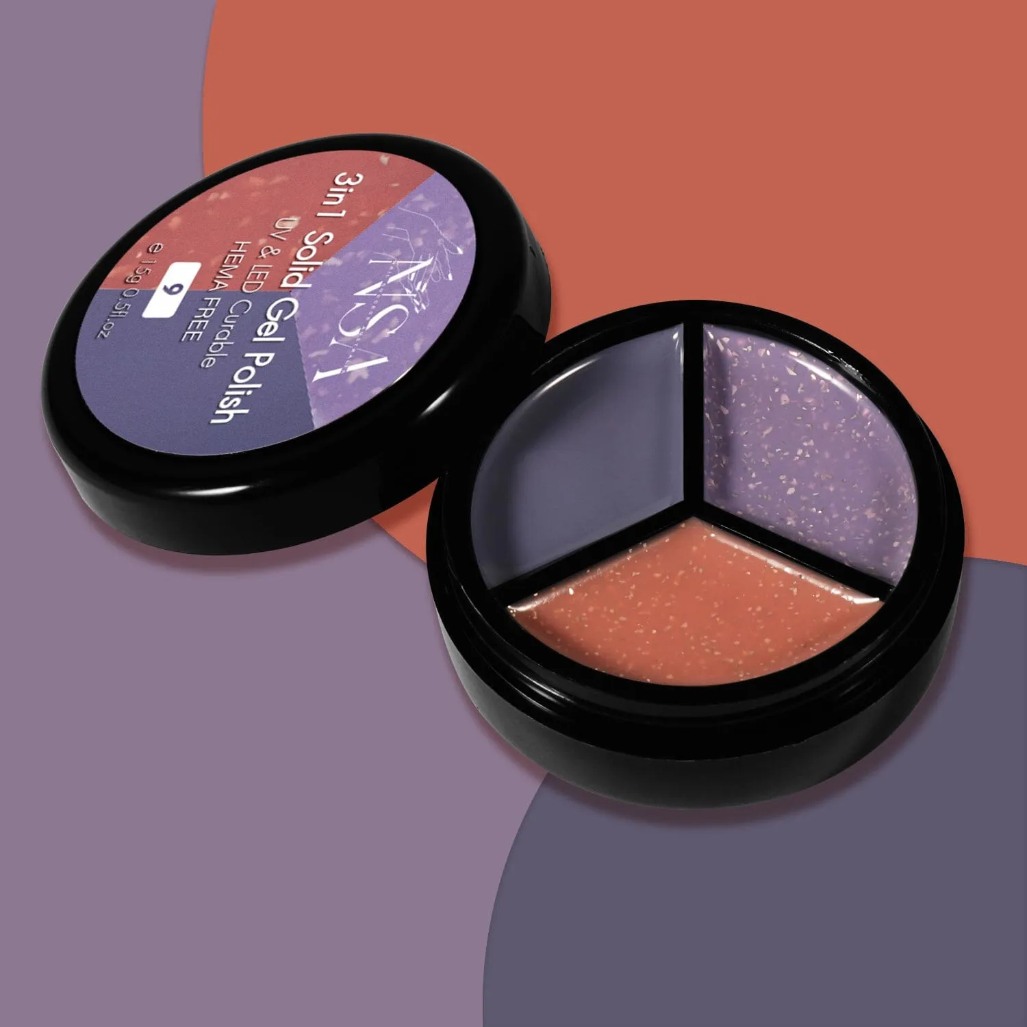 Solid Gel Polish 3in1 Colour Jar