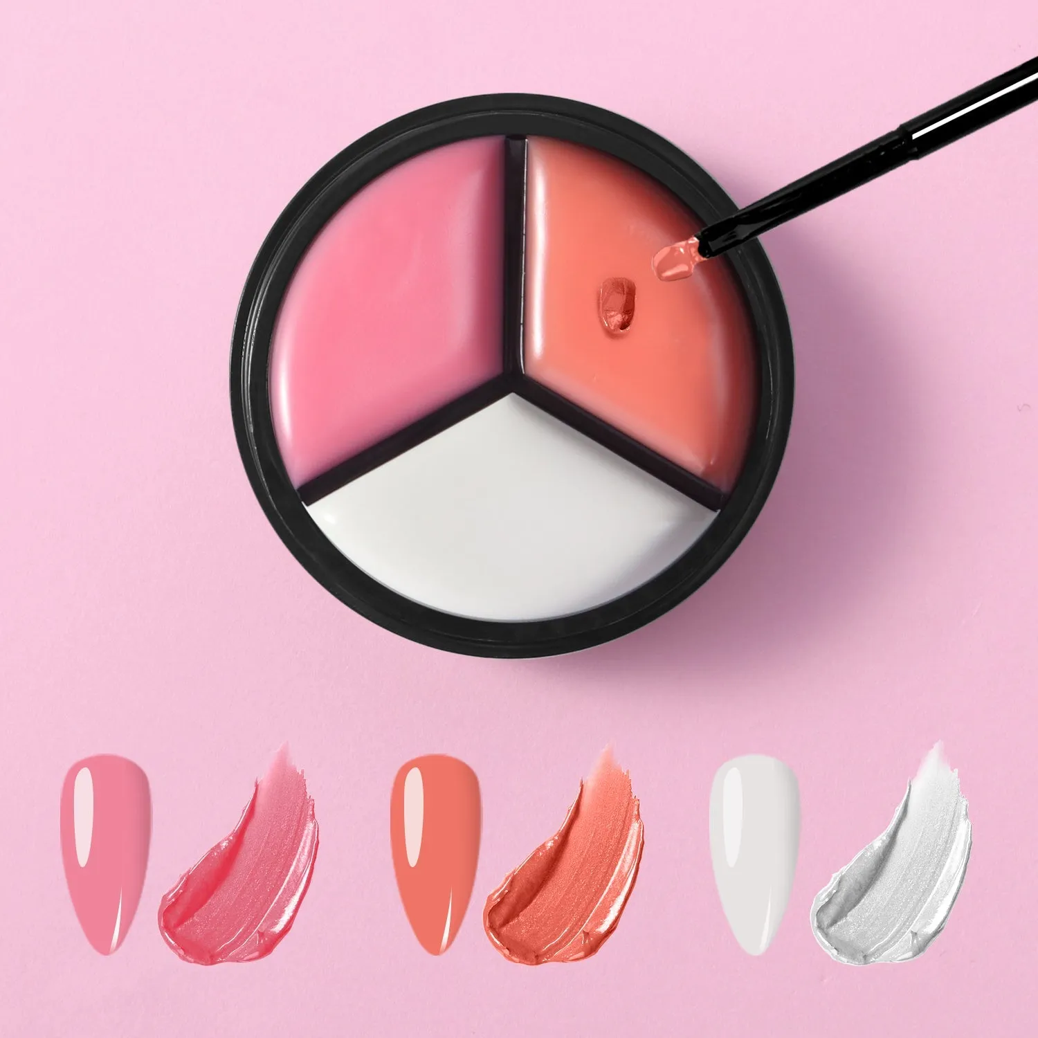 Solid Gel Polish 3in1 Colour Jar