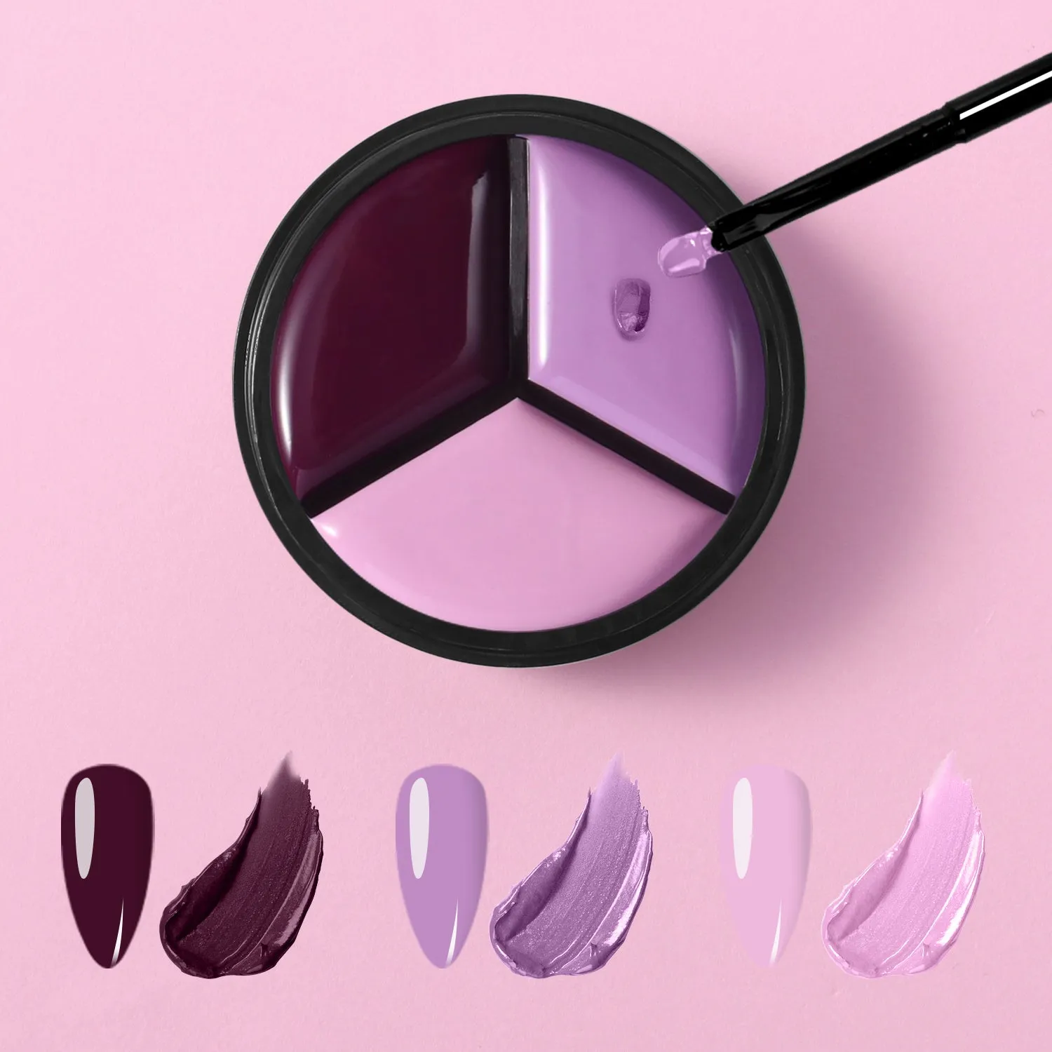 Solid Gel Polish 3in1 Colour Jar