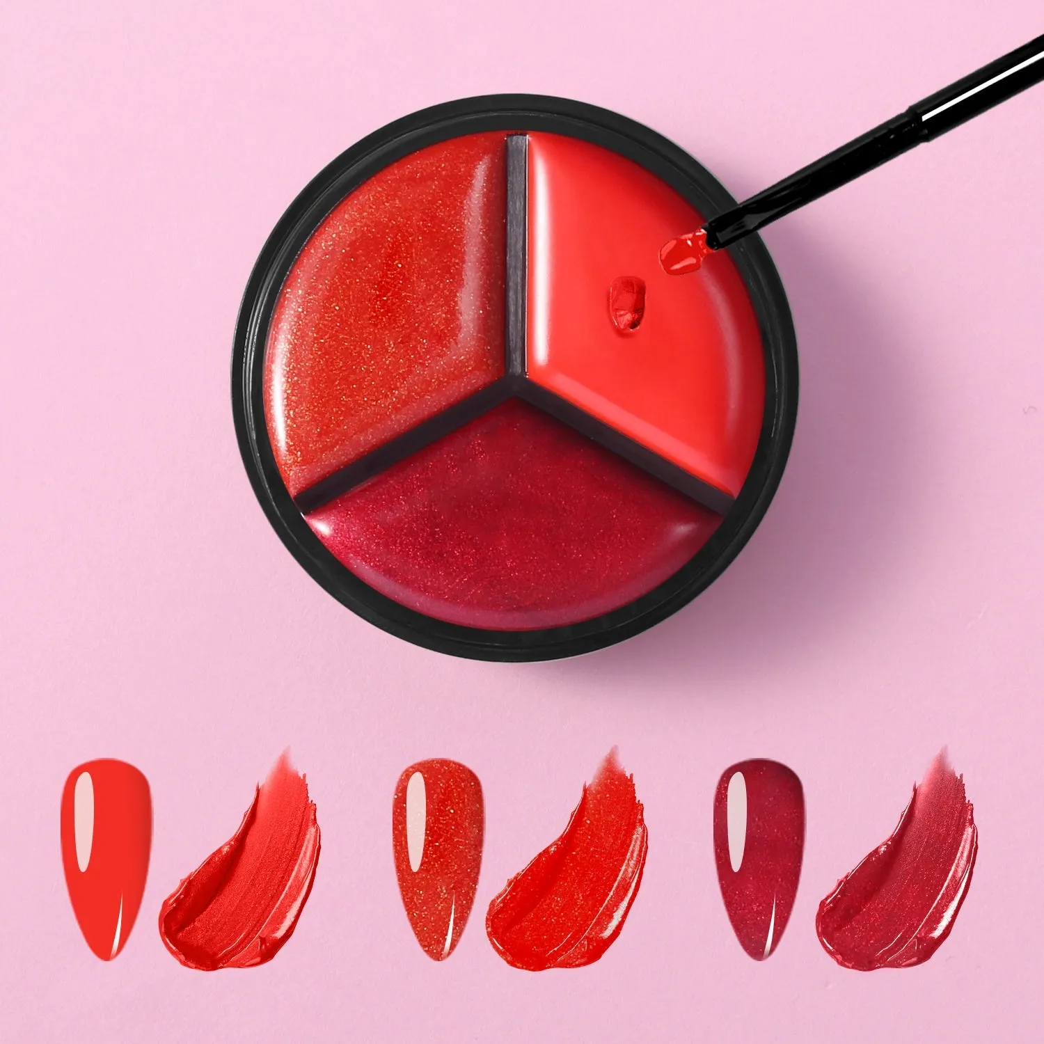 Solid Gel Polish 3in1 Colour Jar