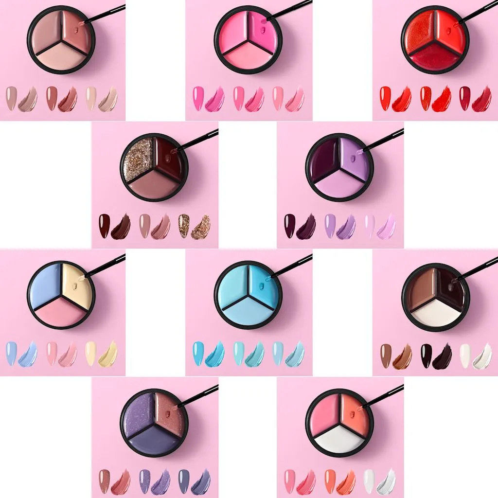 Solid Gel Polish 3in1 Colour Jar