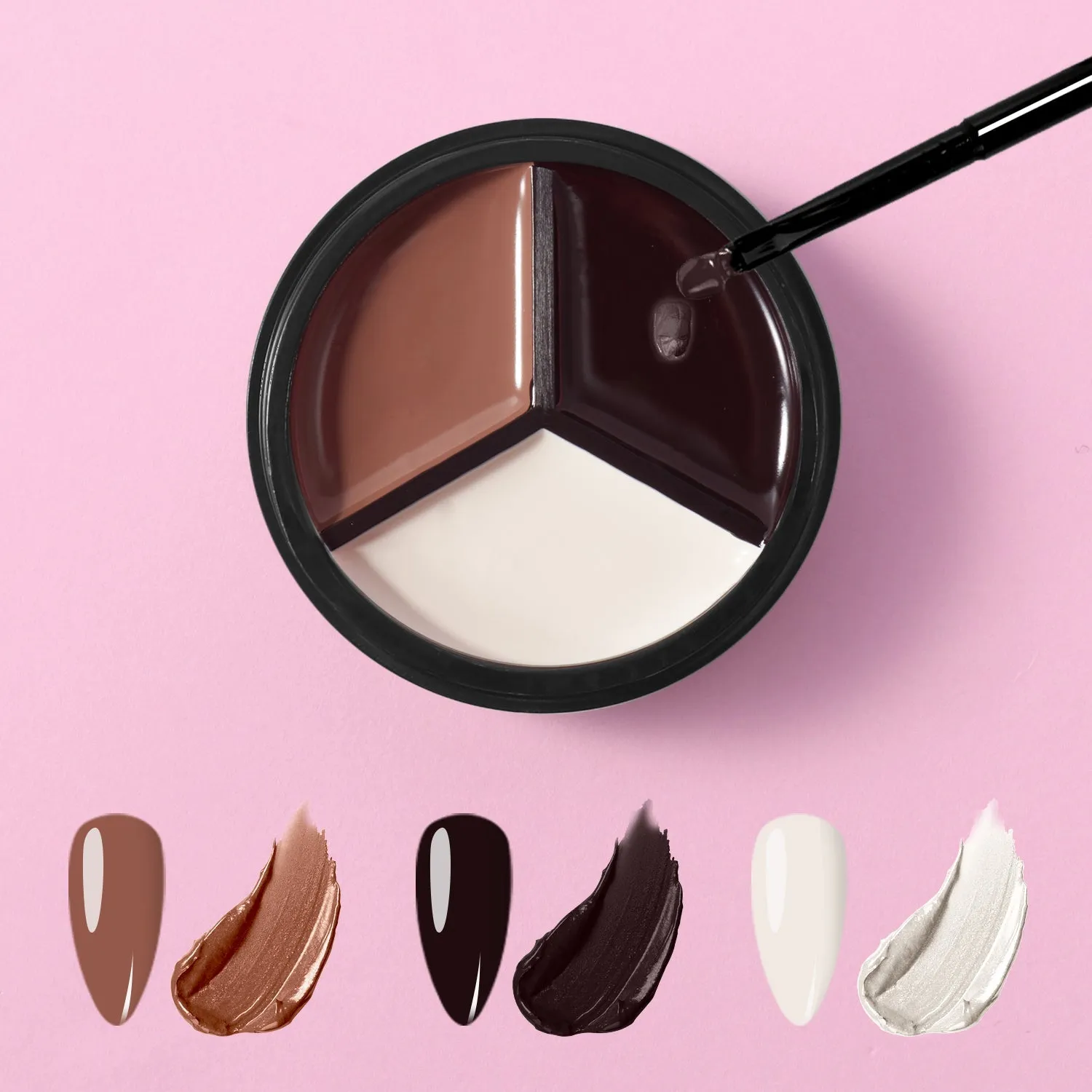 Solid Gel Polish 3in1 Colour Jar
