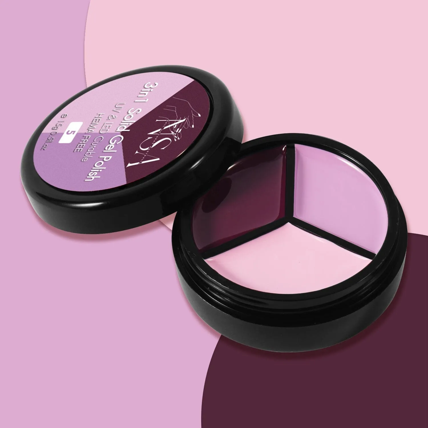 Solid Gel Polish 3in1 Colour Jar